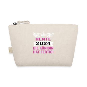 Pension 2024 Pensionärin 2024 Rente 2024 - Bio-Täschchen - Natur - Vorne