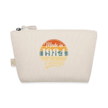 Vintage 1984 Geburtstagsgeschenk 40 Jahre - Bio-Täschchen - Natur - Vorne