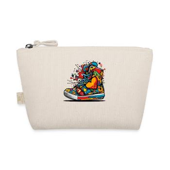 Sneaker d’amour Graffiti - Trousse biologique - nature - Devant