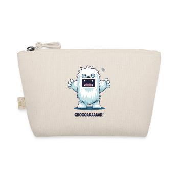 Little Cartoon Yeti - Organic Pouch - nature - Front