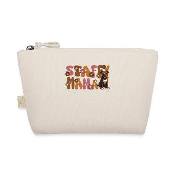 Staffordshire Bull Terrier Groovy Staffy Mama - Organic Pouch - nature - Front