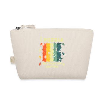 I'm puzzling far beyond my bedtime - Organic Pouch - nature - Front