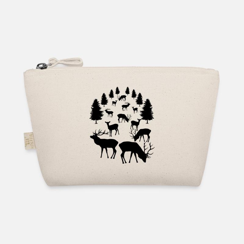 Hirsche, Rehe, Rotwild, Damwild, Hirsch, Rehbock Bio-Täschchen