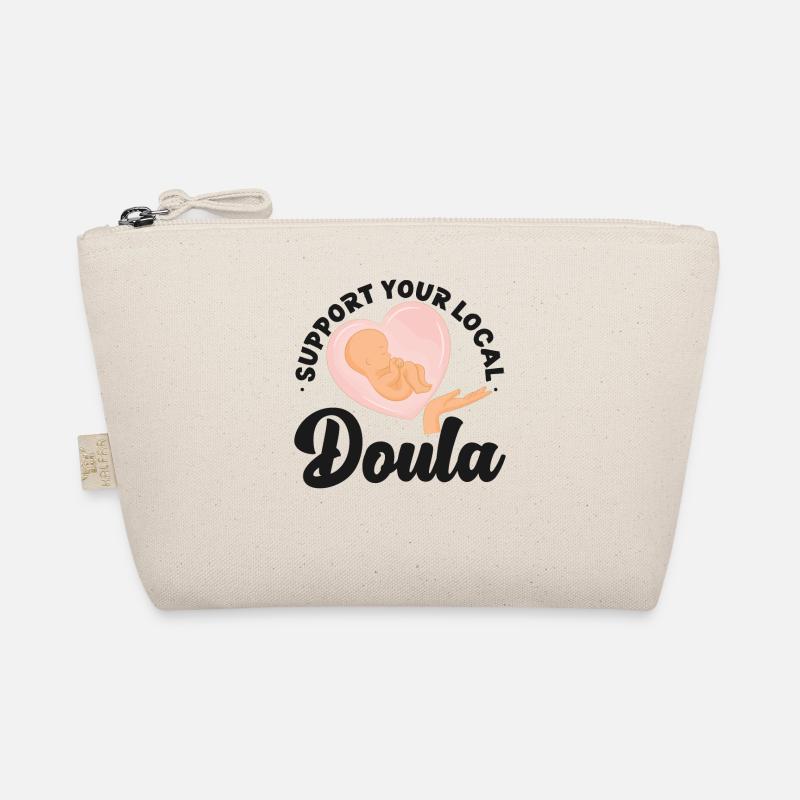 Doula Birth Worker Flower Support Bio-Täschchen