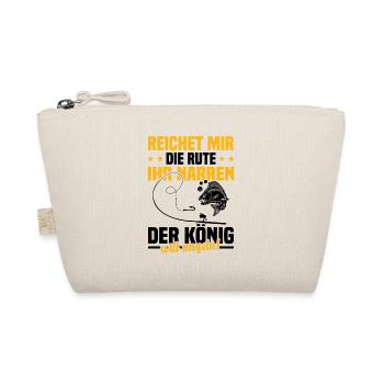 Reichet mir die rute ihr der könig will angeln! - Bio-Täschchen - Natur - Vorne