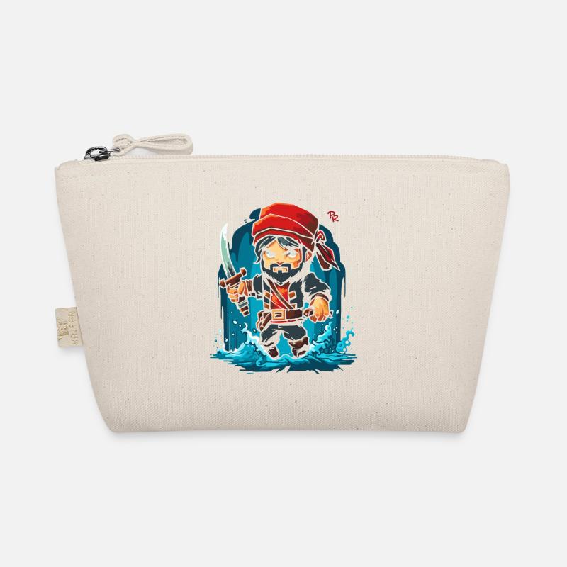 Petit pirate pixel mignon Trousse biologique