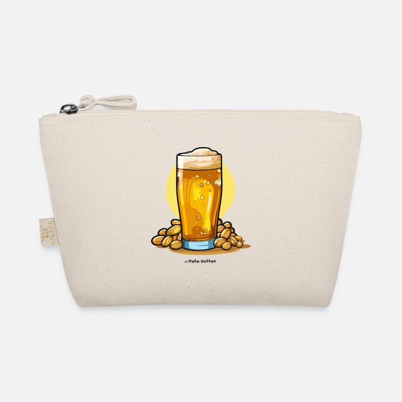 Erdnüsse und Bier Bio-Täschchen