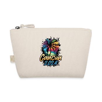 Cancun 2024 Palm Trees Multicolored - Organic Pouch - nature - Front
