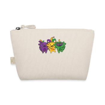 Mardi Gras Axolotl Faschings Kostüm - Bio-Täschchen - Natur - Vorne