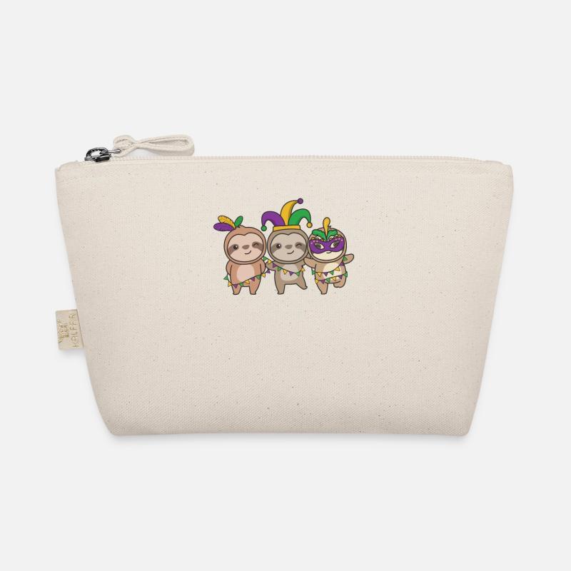 Mardi Gras Sloth Carnival Costume Organic Pouch