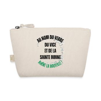 Men's, Women's, Humorous, Humorous T-Shirt Gift - Organic Pouch - nature - Front