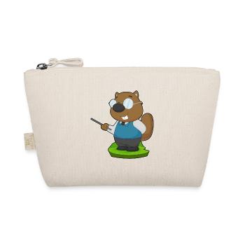 École du professeur de castor pointant des bâtons - Trousse biologique - nature - Devant
