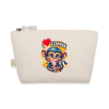 I LOVE Coffee, Indulgence, Caffeine, Coffee Love, Fun, - Organic Pouch - nature - Front