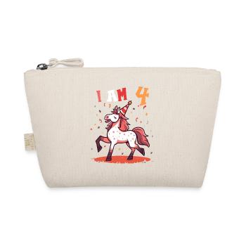 J'ai 4 ans chevaux cheval 4ème anniversaire - Trousse biologique - nature - Devant
