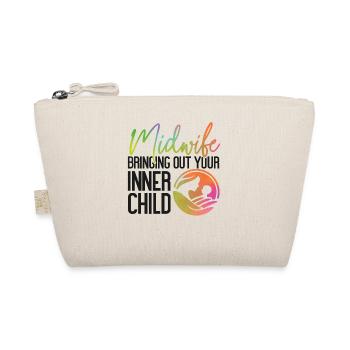 Nurse Midwife Birth Worker Pun - Organic Pouch - nature - Front