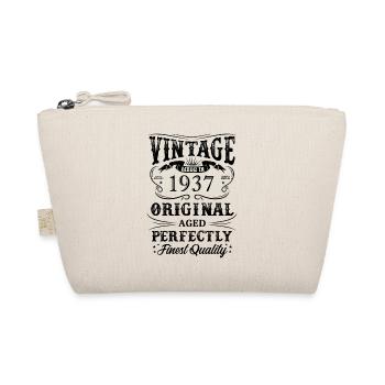 Vintage Made In 1937 87 Years Of Being Awesome - Organic Pouch - nature - Front