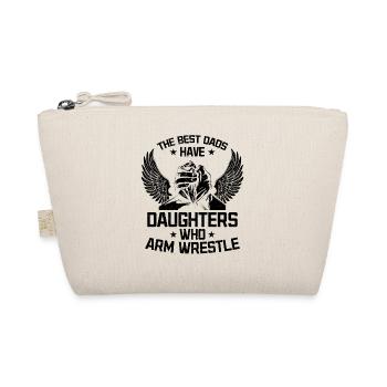 Armwrestling - The Best Dads Have Daughters Who Ar - Organic Pouch - nature - Front