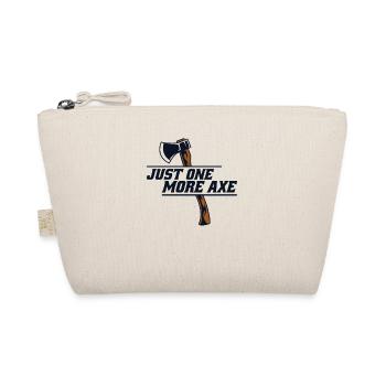 Just One More Axe Axe Throwing Competition Game - Organic Pouch - nature - Front
