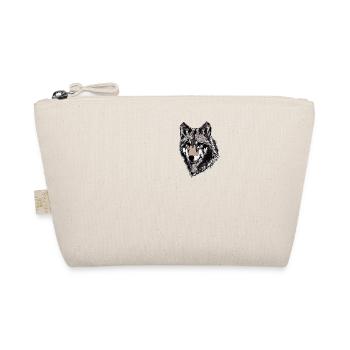 Imprimé motif animalier tête de loup avec loup - Trousse biologique - nature - Devant