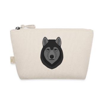 Tête de loup Animal Motif imprimé avec loup - Trousse biologique - nature - Devant