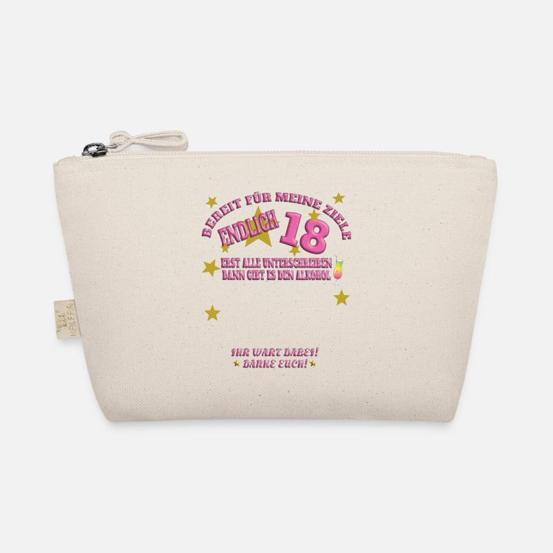 18. Geburtstag Mädchen & Junge Gästebuch Bio-Täschchen