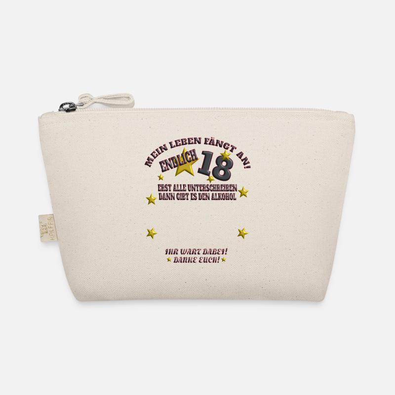 18. Geburtstag Mädchen & Junge Gästebuch Bio-Täschchen