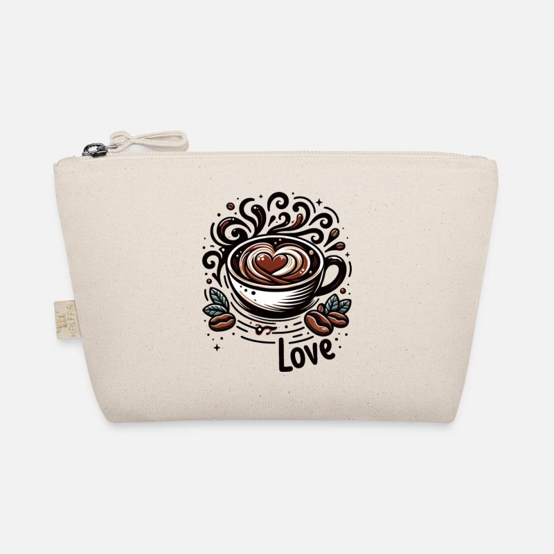 Coffee love - Organic Pouch - nature