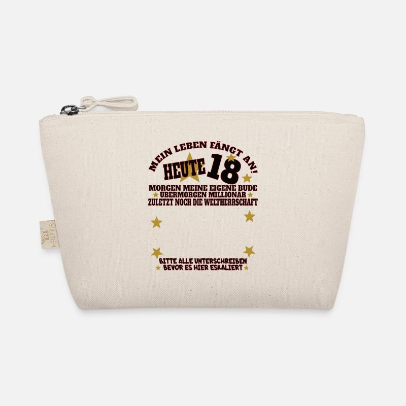 18. Geburtstag Mädchen & Junge Gästebuch Bio-Täschchen