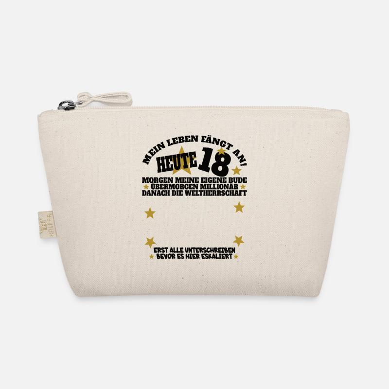 18. Geburtstag Mädchen & Junge Gästebuch Bio-Täschchen