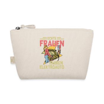 Real Women Driving Electric Car - Organic Pouch - nature - Front