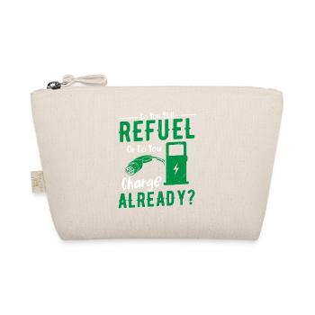 Do You Still Refuel Or Do You Charge Already? EV C - Bio-Täschchen - Natur - Vorne