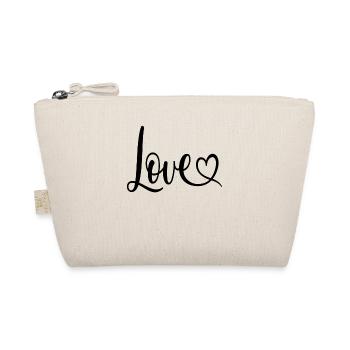 Love - Bio-Täschchen - Natur - Vorne