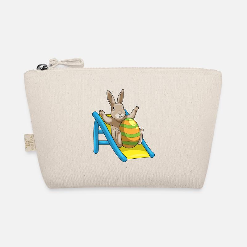 Bunny Easter Easter Egg Slide Organic Pouch