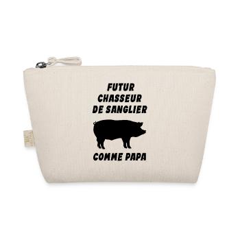 Enfant - Futur Chasseur de Sanglier Comme Papa - Trousse biologique - nature - Devant