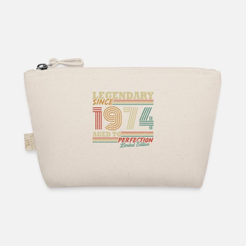 Legendär seit 1974 Vintage Geburtstag Geschenk Bio-Täschchen