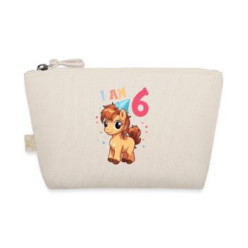J'ai 6 ans Chevaux Cheval 6ème anniversaire - Trousse biologique - nature - Devant