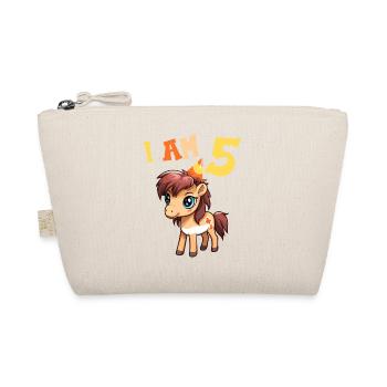 J'ai 5 ans Chevaux Cheval 5ème anniversaire - Trousse biologique - nature - Devant