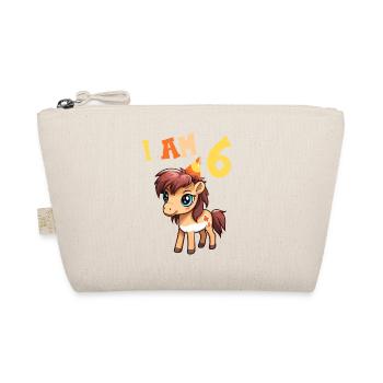 J'ai 6 ans Chevaux Cheval 6ème anniversaire - Trousse biologique - nature - Devant