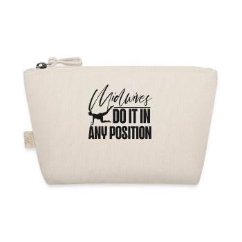 Nurse Midwife Birth Worker Pun - Organic Pouch - nature - Front