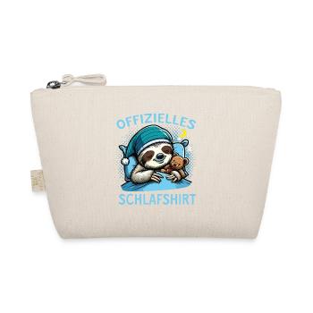 offizielles Schlafshirt - Bio-Täschchen - Natur - Vorne