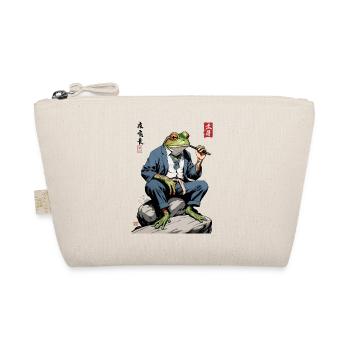 Elégante Yokai Frog Japan Streetwear - Trousse biologique - nature - Devant