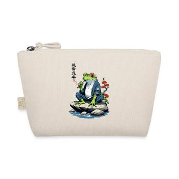 Yokai Frog Ukiyo-E Japan Retro Design - Organic Pouch - nature - Front