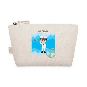 Partner Shirt Captain Captain Friend Cruise Män - Organic Pouch - nature - Front