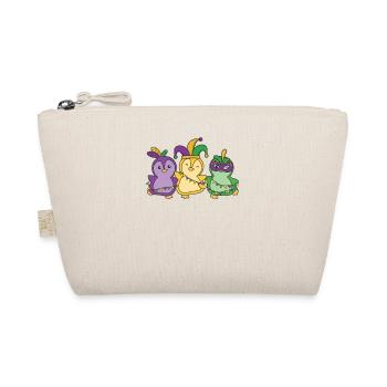 Mardi Gras Pinguin Faschings Kostüm - Bio-Täschchen - Natur - Vorne