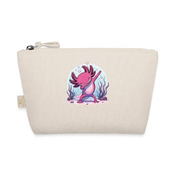 Dab Axolotl Dabbing for Axolotls Lovers - Organic Pouch - nature - Front