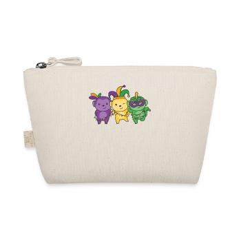 Mardi Gras Affe Faschings Kostüm - Bio-Täschchen - Natur - Vorne