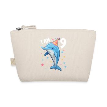 J’ai 9 ans Dauphins Dauphin 9ème anniversaire - Trousse biologique - nature - Devant