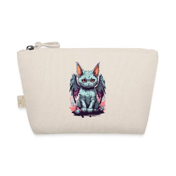 Gothic Demons Cat Pastel Vintage Design - Organic Pouch - nature - Front