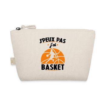 J'peux pas j'ai basket - Trousse biologique - nature - Devant