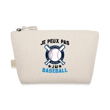 j' peux pas j' ai baseball - Trousse biologique - nature - Devant